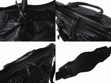 Load image into Gallery viewer, BALENCIAGA バレンシアガ ハンドバッグ ブラック ザ・シティ 115748 レザー シルバー金具 N22534L 美品 中古 4b002351