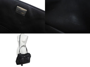 BALENCIAGA バレンシアガ ロデオ ラージ レザー 2WAY ショルダーバッグ 789744 ブラック シルバー金具 美品 中古 4b002353