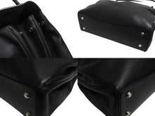 Load image into Gallery viewer, BALENCIAGA バレンシアガ ロデオ ラージ レザー 2WAY ショルダーバッグ 789744 ブラック シルバー金具 美品 中古 4b002353