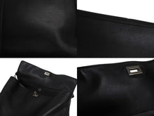 Load image into Gallery viewer, BALENCIAGA バレンシアガ ロデオ ラージ レザー 2WAY ショルダーバッグ 789744 ブラック シルバー金具 美品 中古 4b002353