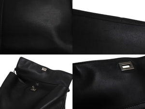 BALENCIAGA バレンシアガ ロデオ ラージ レザー 2WAY ショルダーバッグ 789744 ブラック シルバー金具 美品 中古 4b002353