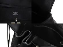 Load image into Gallery viewer, BALENCIAGA バレンシアガ ロデオ ラージ レザー 2WAY ショルダーバッグ 789744 ブラック シルバー金具 美品 中古 4b002353