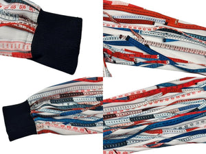 Jean Paul GAULTIER ジャンポールゴルチェ ブルゾン サイズ40 JPT011 ジップアップ メジャー柄 総柄 マルチカラー 美品 中古 4b002364 