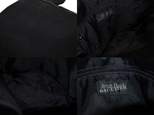 Load image into Gallery viewer, Jean Paul Gaultier ジャンポールゴルチェ ハンドバッグ ドラゴン タトゥー ブラック グレー ナイロン シルバー金具 龍 良品 中古 4b002366