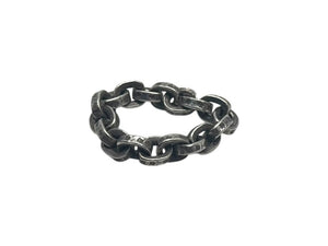 CHROME HEARTS クロムハーツ ペーパーチェーンリング 指輪 サイズ9号 重量約5.4g シルバー925 付属品 美品 中古 4b002370 