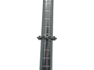 CHROME HEARTS クロムハーツ ペーパーチェーンリング 指輪 サイズ9号 重量約5.4g シルバー925 付属品 美品 中古 4b002370 