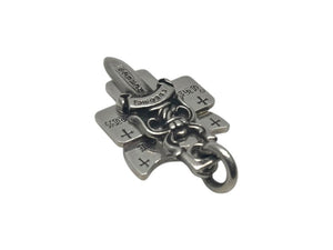 CHROME HEARTS クロムハーツ 3 TRINKETS スリートリンケッツ ペンダントチャーム 重量約24.0g・925刻印 シルバー925 美品 中古 4b002371 