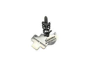 CHROME HEARTS クロムハーツ 3 TRINKETS スリートリンケッツ ペンダントチャーム 重量約24.0g・925刻印 シルバー925 美品 中古 4b002371 