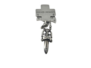 CHROME HEARTS クロムハーツ 3 TRINKETS スリートリンケッツ ペンダントチャーム 重量約24.0g・925刻印 シルバー925 美品 中古 4b002371 