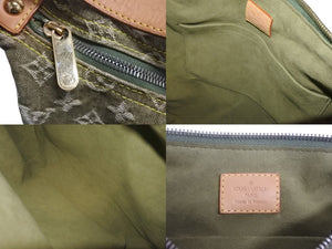 LOUIS VUITTON ルイヴィトン バギーPM ショルダーバッグ M95213 モノグラムデニム カーキ ゴールド 美品 中古 4b002372