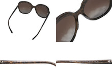 Load image into Gallery viewer, CHANEL シャネル オーバル サングラス ブラウン ラメ ココマーク プラスチック アイウェア 小物 ロゴ カラーレンズ 56☐19 5320 美品 中古 4b002388