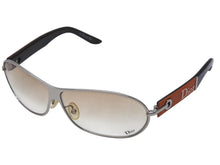 画像をギャラリービューアに読み込む, CHRISTIAN DIOR クリスチャンディオール サングラス DTFYP サイズ64◻︎09 135 ロゴ ブラウン オレンジ シルバー 美品 中古 4b002389