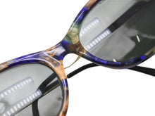 Load image into Gallery viewer, 極美品 GUCCI グッチ サングラス キャッツアイシェイプ GG2127/S プラスチック ブラウン ブルー ゴールド 中古 4b002390