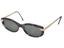 Load image into Gallery viewer, 極美品 GUCCI グッチ サングラス キャッツアイシェイプ GG2127/S プラスチック ブラウン ブルー ゴールド 中古 4b002390