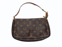 Load image into Gallery viewer, [USED/中古]LOUIS VUITTON ルイ・ヴィトン アクセサリーポーチ M51980 ポシェット アクセソワール ブラウン PVC レザー ゴールド金具 Cランク 中古 4b002394