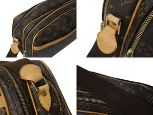 LOUIS VUITTON ルイヴィトン リポーターPM ショルダーバッグ M45254 モノグラム ブラウン ゴールド金具 美品 中古 4b002401