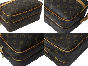 LOUIS VUITTON ルイヴィトン リポーターPM ショルダーバッグ M45254 モノグラム ブラウン ゴールド金具 美品 中古 4b002401