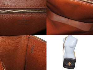 LOUIS VUITTON ルイヴィトン サンクルーGM 廃盤 ショルダーバッグ M51242 モノグラム ブラウン 良品 中古 4b002402