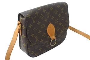 LOUIS VUITTON ルイヴィトン サンクルーGM 廃盤 ショルダーバッグ M51242 モノグラム ブラウン 良品 中古 4b002402