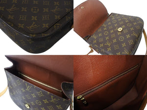 LOUIS VUITTON ルイヴィトン サンクルーGM 廃盤 ショルダーバッグ M51242 モノグラム ブラウン 良品 中古 4b002402
