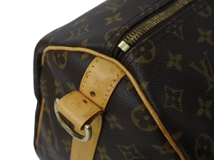 LOUIS VUITTON ルイヴィトン モノグラム キーポルバンドリエール50 ブラウン M41416 ボストンバッグ 旅行バッグ ロゴ ゴールド金具 美品 中古 4b002403