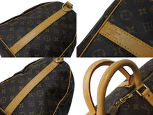 Load image into Gallery viewer, LOUIS VUITTON ルイヴィトン モノグラム キーポルバンドリエール50 ブラウン M41416 ボストンバッグ 旅行バッグ ロゴ ゴールド金具 美品 中古 4b002403