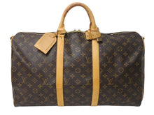 Load image into Gallery viewer, LOUIS VUITTON ルイヴィトン キーポル バンドリエール 50 モノグラムキャンバス M41416 ボストンバッグ 中古 4b002404