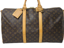 Load image into Gallery viewer, LOUIS VUITTON ルイヴィトン キーポル バンドリエール 50 モノグラムキャンバス M41416 ボストンバッグ 中古 4b002404