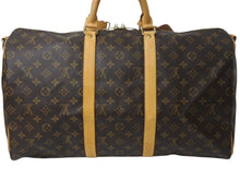 Load image into Gallery viewer, LOUIS VUITTON ルイヴィトン キーポル バンドリエール 50 モノグラムキャンバス M41416 ボストンバッグ 中古 4b002404