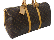 Load image into Gallery viewer, LOUIS VUITTON ルイヴィトン キーポル バンドリエール 50 モノグラムキャンバス M41416 ボストンバッグ 中古 4b002404