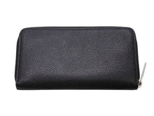 Load image into Gallery viewer, CHANEL シャネル ココマーク ラウンドファスナー 長財布 財布 A50071 18番台 キャビアスキン ブラック 良品 中古 4b002416