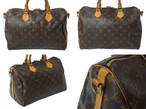 LOUIS VUITTON ルイヴィトン ショルダーバッグ 2way M41112 スピーディバンドリエール30 モノグラム 中古 4b002421