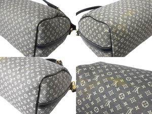 LOUIS VUITTON ルイヴィトン スピーディ バンドリエール30 2WAYバッグ M56703 モノグラム イディール ネイビー 美品 中古 4b002424