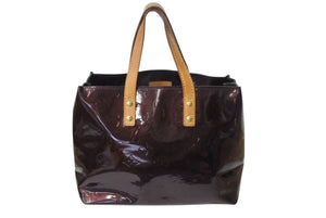LOUIS VUITTON ルイヴィトン モノグラムヴェルニ リードPM ハンドバッグ M91993 モノグラムヴェルニ アマラント ゴールド金具 美品 中古 4b002427