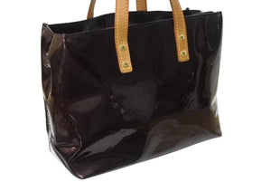 LOUIS VUITTON ルイヴィトン モノグラムヴェルニ リードPM ハンドバッグ M91993 モノグラムヴェルニ アマラント ゴールド金具 美品 中古 4b002427