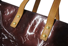 Load image into Gallery viewer, LOUIS VUITTON ルイヴィトン モノグラムヴェルニ リードPM ハンドバッグ M91993 モノグラムヴェルニ アマラント ゴールド金具 美品 中古 4b002427
