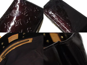 LOUIS VUITTON ルイヴィトン モノグラムヴェルニ リードPM ハンドバッグ M91993 モノグラムヴェルニ アマラント ゴールド金具 美品 中古 4b002427