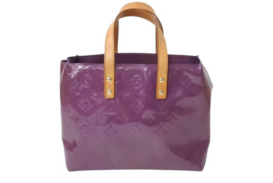 LOUIS VUITTON ルイヴィトン リードPM ハンドバッグ M93578 モノグラム ヴェルニ レザー ゴールド金具 美品 中古 4b002428