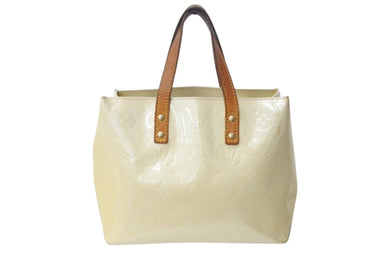 LOUIS VUITTON ルイヴィトン リードPM ハンドバッグ M91336 モノグラム ヴェルニ レザー ゴールド金具 美品 中古 4b002429