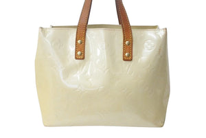 LOUIS VUITTON ルイヴィトン リードPM ハンドバッグ M91336 モノグラム ヴェルニ レザー ゴールド金具 美品 中古 4b002429