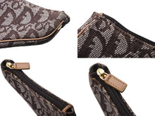 Load image into Gallery viewer, CHRISTIAN DIOR クリスチャンディオール コインケース トロッター柄 サドル キャンバス レザー ブラウン ゴールド金具 美品 中古 4b002430