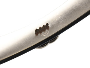 極美品 CHANEL シャネル ココマーク バレッタ ヘアピン B21S刻印 レザー メタル GP ゴールド ブラック 中古 4b002435