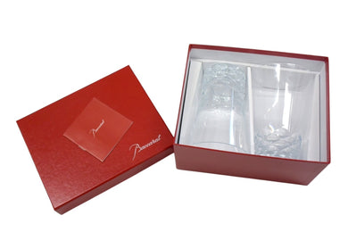 極美品 Baccarat バカラ スウィング ハイボール カクテルグラス 2客セット フランス製 クリスタル クリア 中古 4b002442