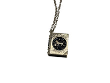 Load image into Gallery viewer, 極美品 CHANEL シャネル ネックレス 重量約78.9g B22C刻印 ココマーク ブック型 メタル GP ゴールド ブラック 中古 4b002450