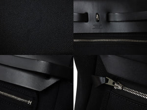 極美品 HERMES エルメス エールバッグジップPM ショルダーバッグ ハンドバッグ トワルオフィシエ ブラック 中古 4b002451