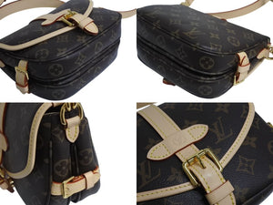 新品未使用 LOUIS VUITTON ルイヴィトン ソミュール BB ショルダーバッグ M46740 モノグラム PVC レザー ゴールド金具 中古 4b002452