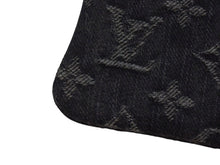 Load image into Gallery viewer, 極美品 LOUIS VUITTON ルイヴィトン ポシェット クレ コインケース 小銭入れ M95616 モノグラム デニム ブラック イエロー 中古 4b002456