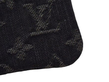 Load image into Gallery viewer, 極美品 LOUIS VUITTON ルイヴィトン ポシェット クレ コインケース 小銭入れ M95616 モノグラム デニム ブラック イエロー 中古 4b002456