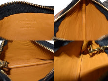 Load image into Gallery viewer, 極美品 LOUIS VUITTON ルイヴィトン ポシェット クレ コインケース 小銭入れ M95616 モノグラム デニム ブラック イエロー 中古 4b002456