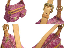 Load image into Gallery viewer, LOUIS VUITTON ルイヴィトン バギーPM ワンショルダーバッグ M95212 モノグラム デニム レザー ピンク 美品 中古 4b002457